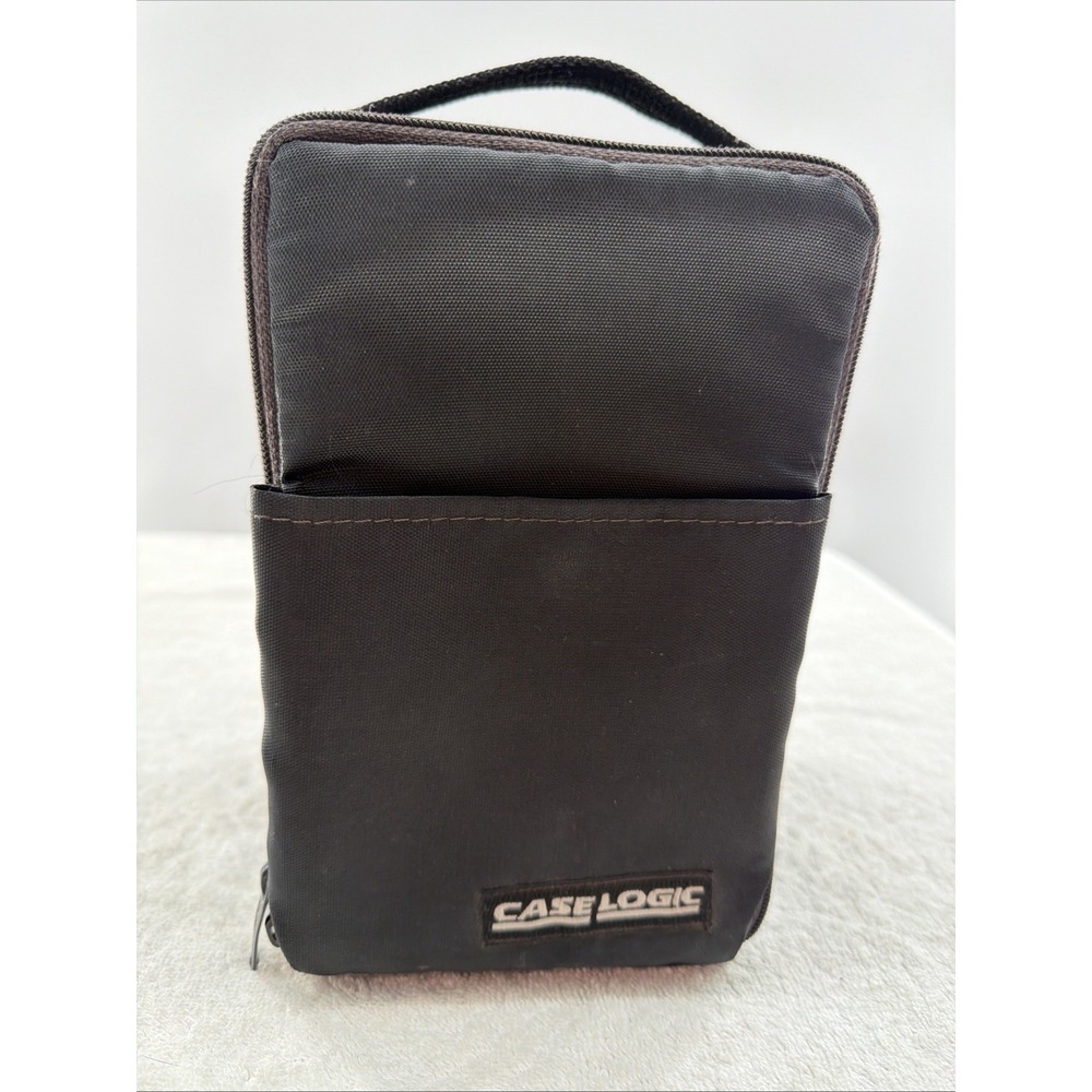 Vintage Case Logic Zip Up CD Case Holds 15 CDs With Plastic Inner Tray 1990s EUC